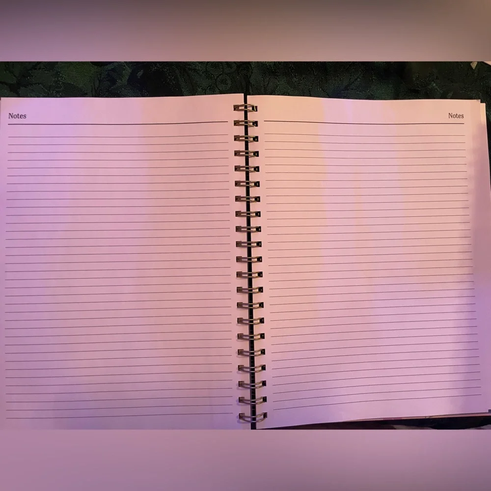Hardcover Large 2026 Organizational Planner, Beautiful Floral Design Pink cover